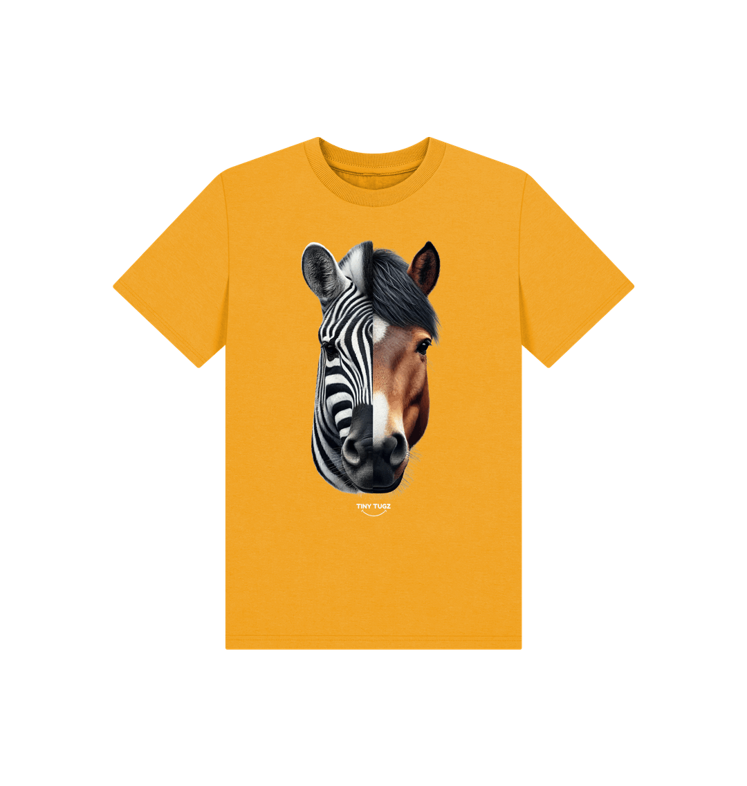 Mustard Printed Kids T-Shirt