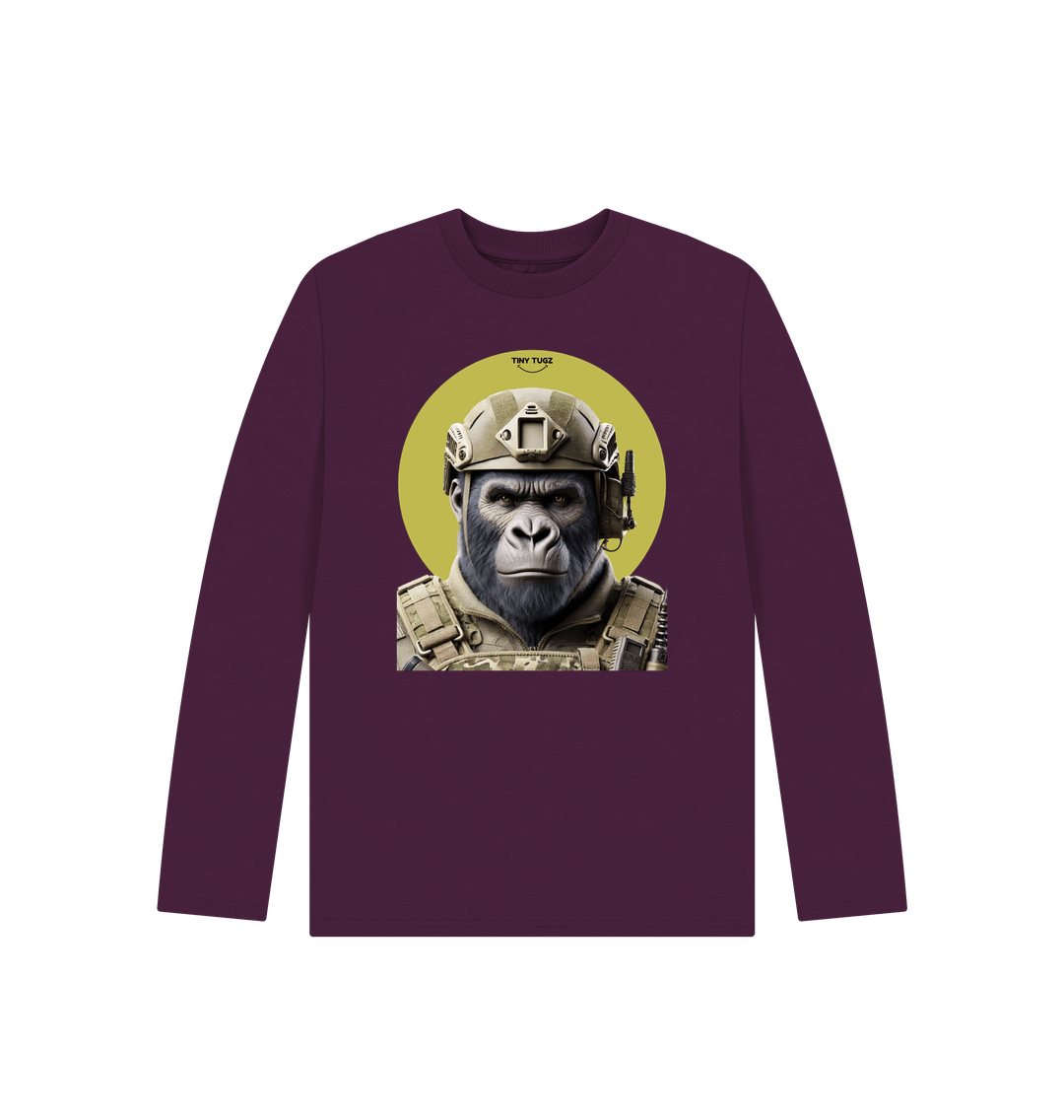 Purple Printed Kids T-Shirt