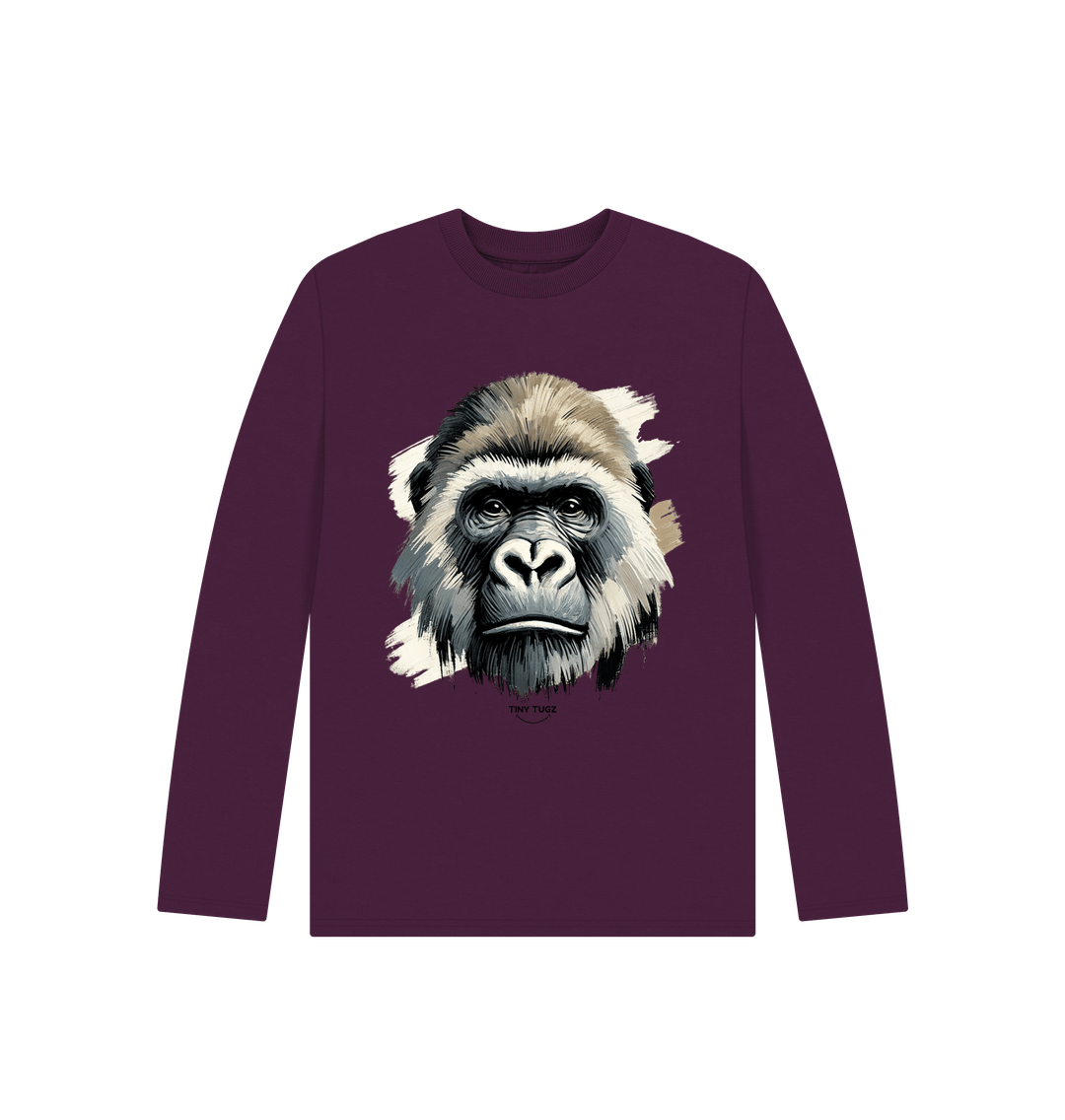 Purple Printed Kids T-Shirt