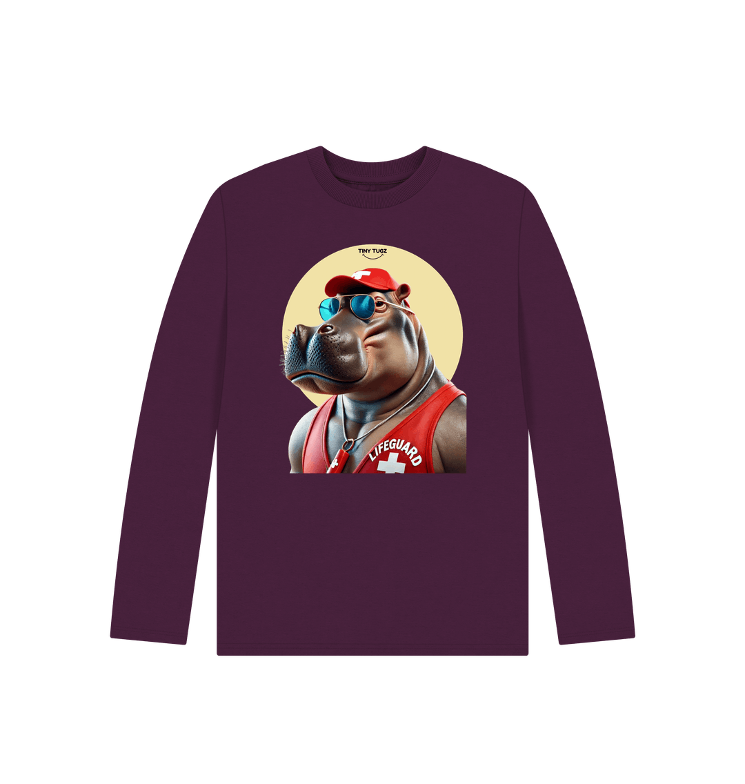 Purple Printed Kids T-Shirt