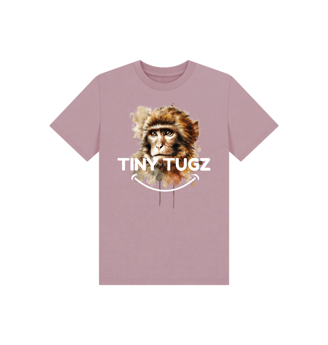 Mauve Printed Kids T-Shirt