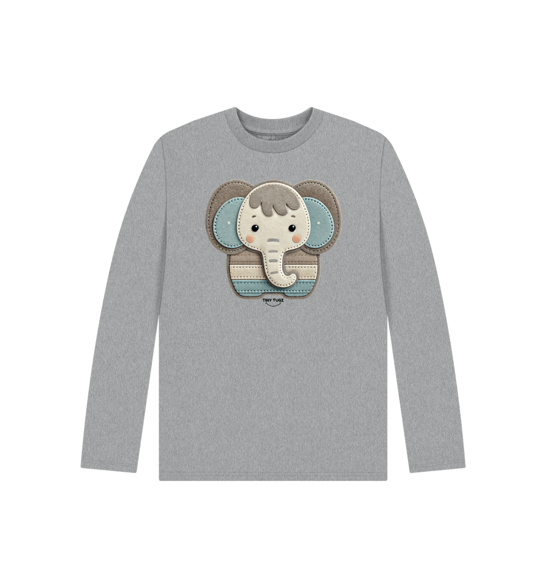Athletic Grey Printed Kids T-Shirt