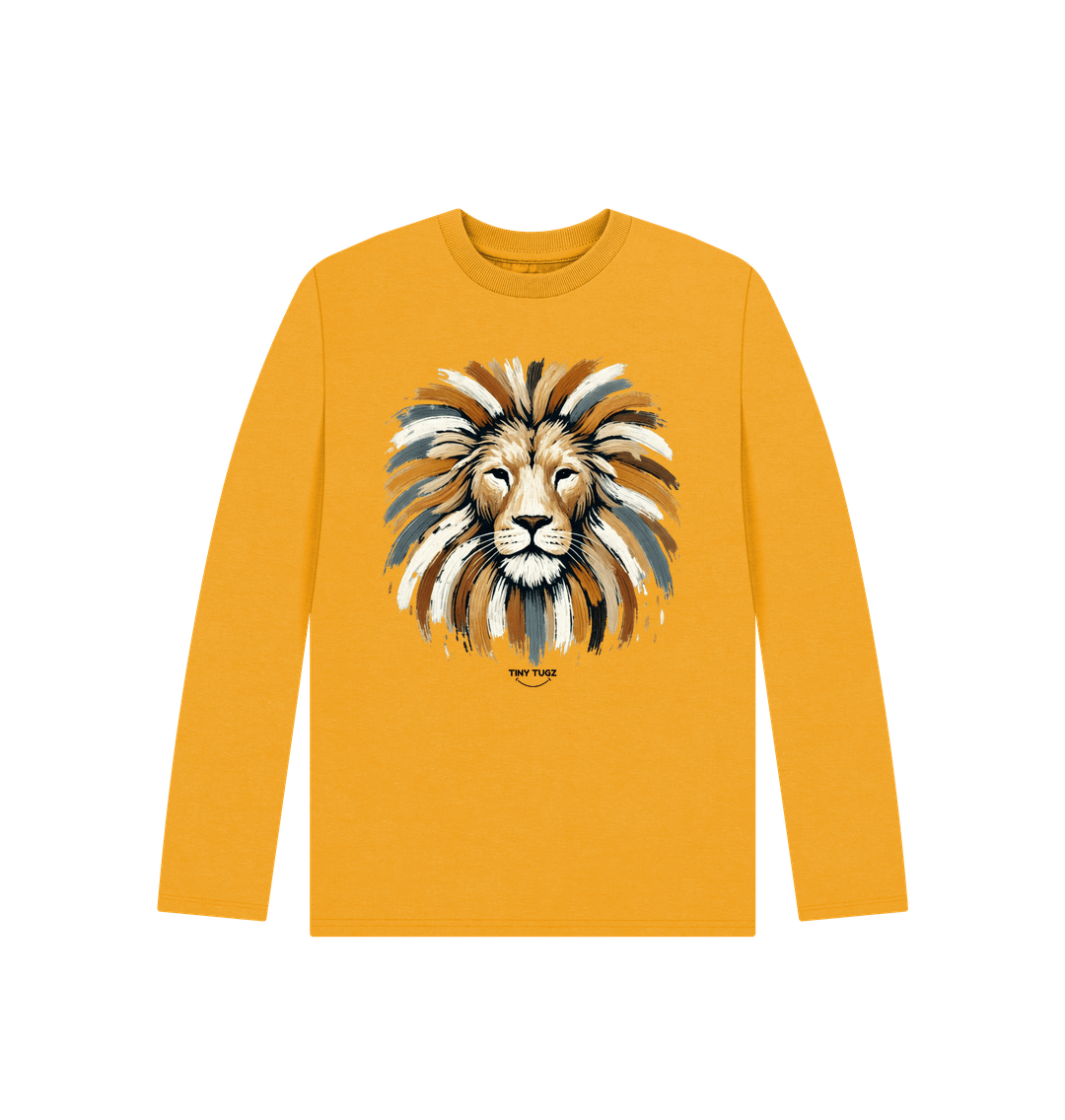 Mustard Printed Kids T-Shirt