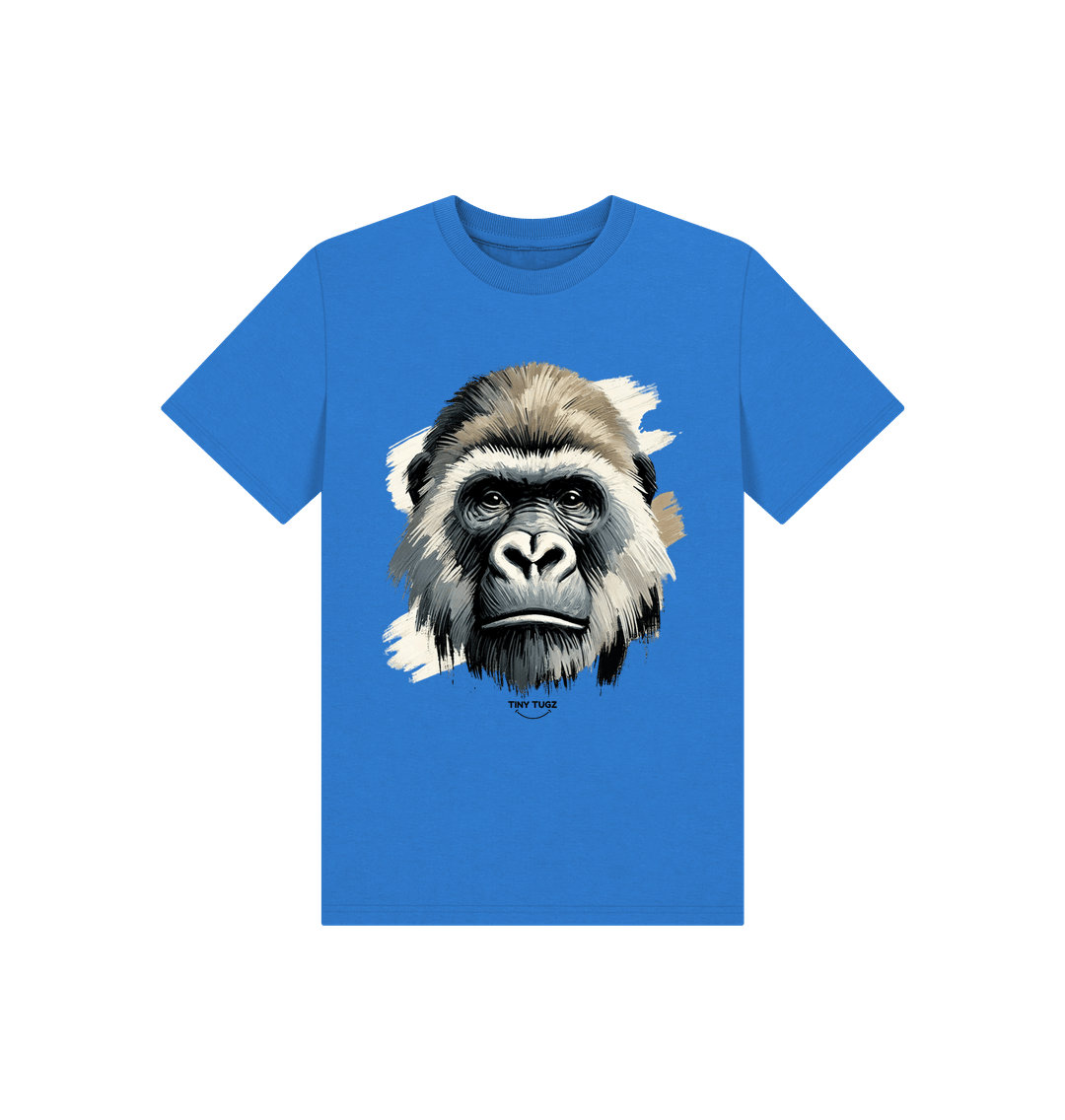 Bright Blue Printed Kids T-Shirt