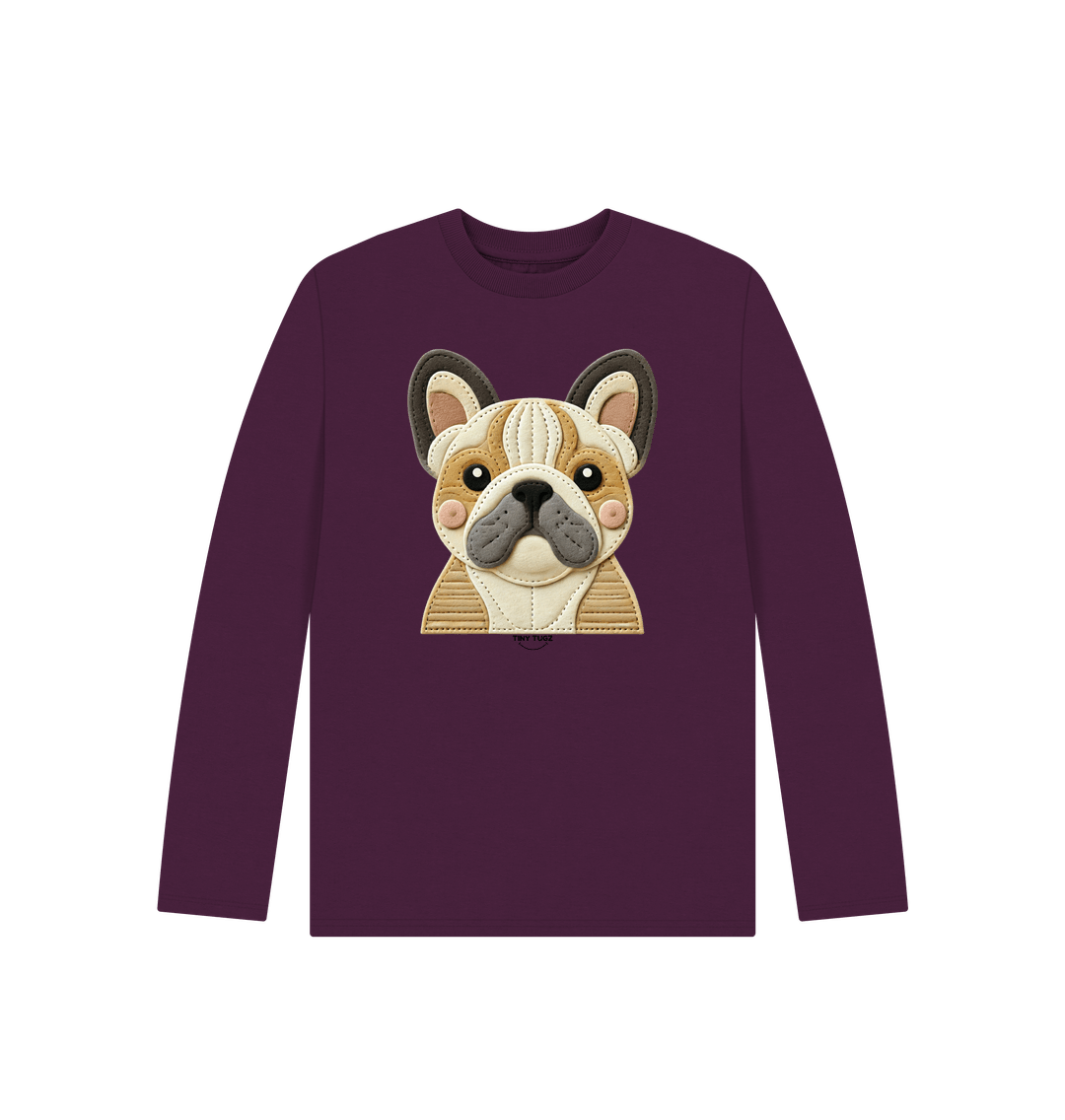 Purple Printed Kids T-Shirt