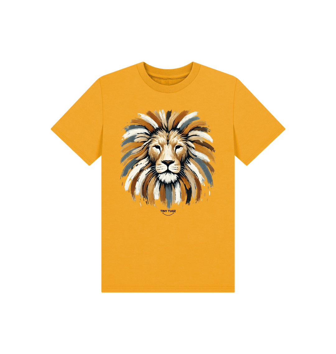 Mustard Printed Kids T-Shirt