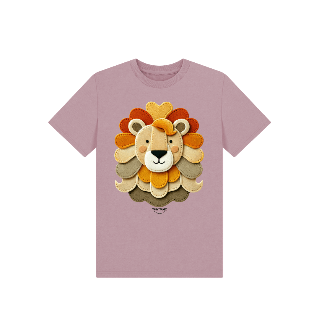 Mauve Printed Kids T-Shirt