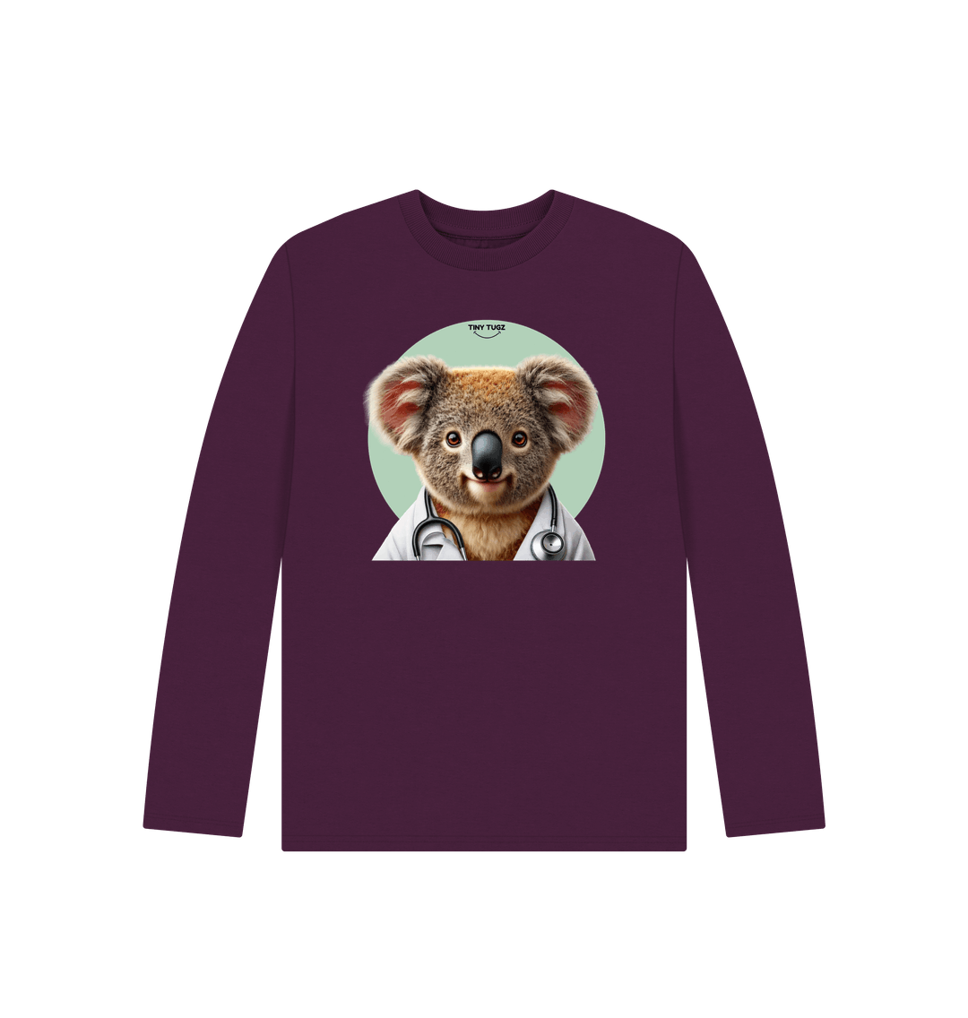 Purple Printed Kids T-Shirt