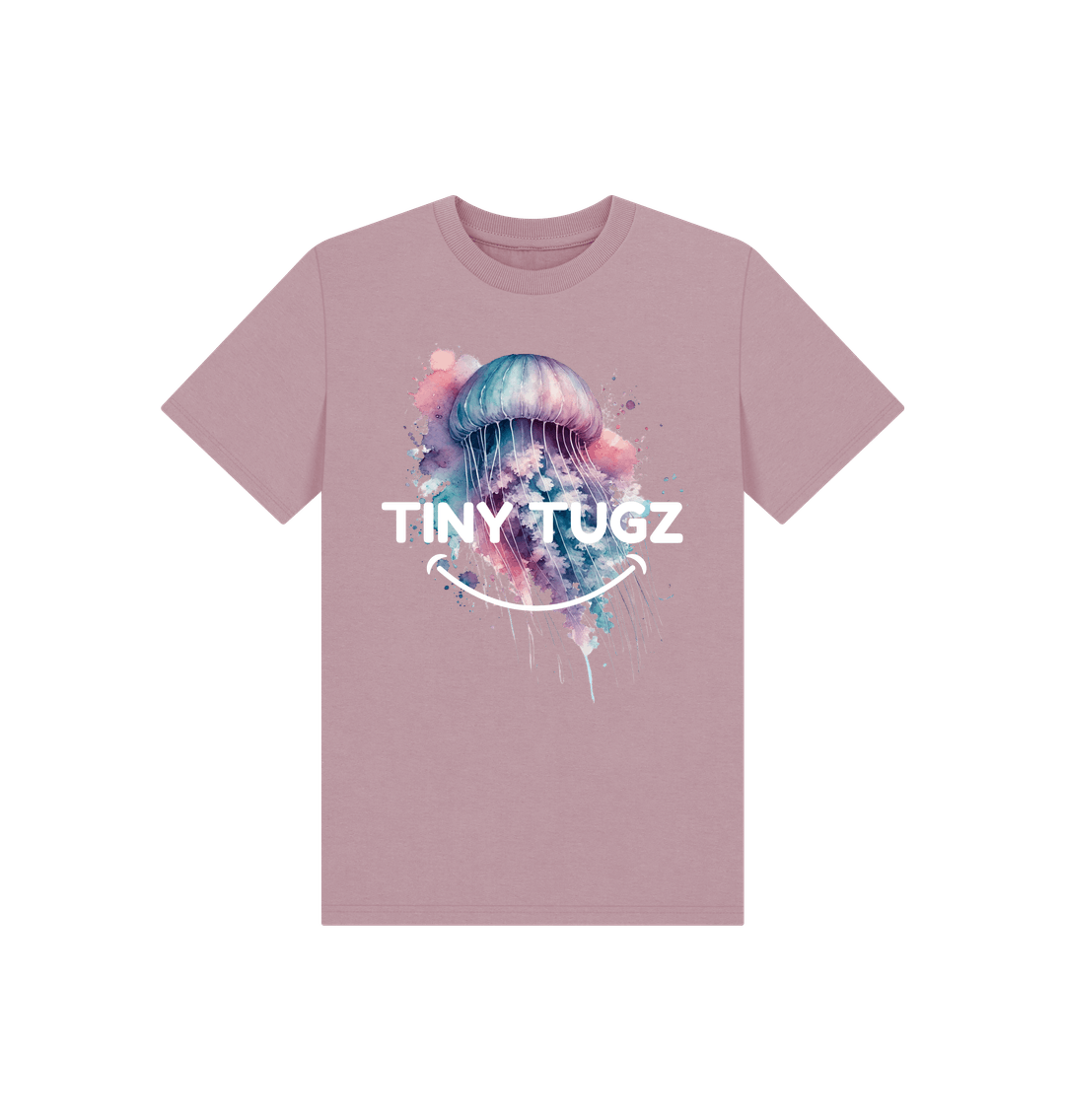 Mauve Printed Kids T-Shirt