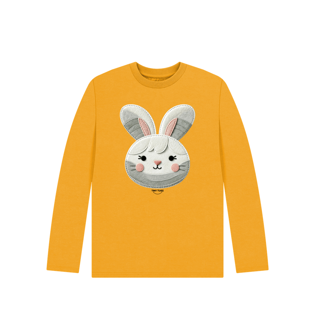 Mustard Printed Kids T-Shirt