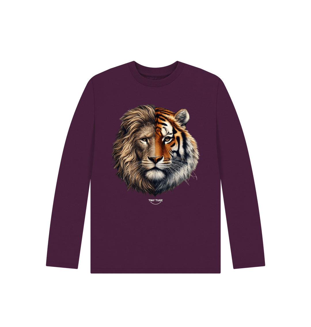 Purple Printed Kids T-Shirt