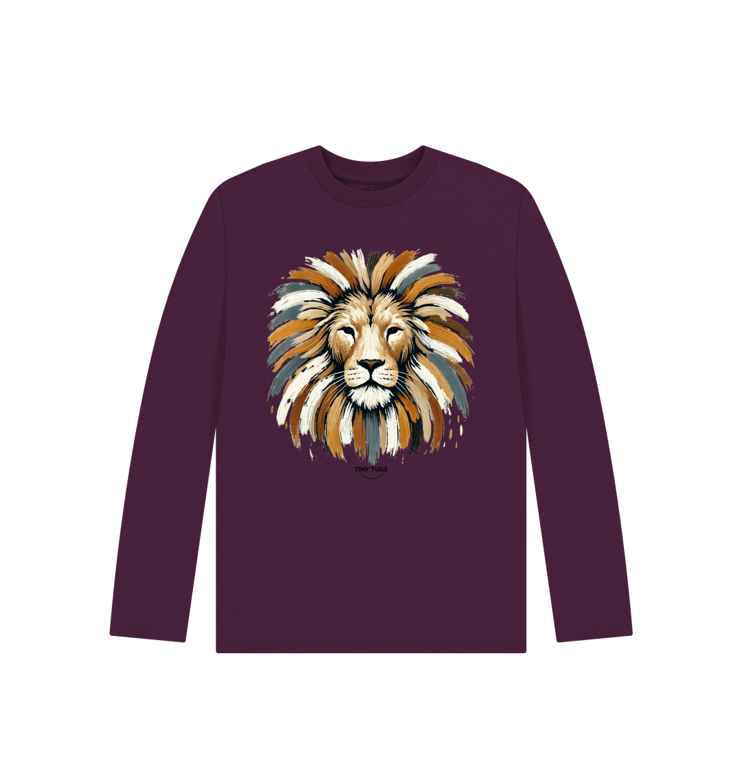 Purple Printed Kids T-Shirt