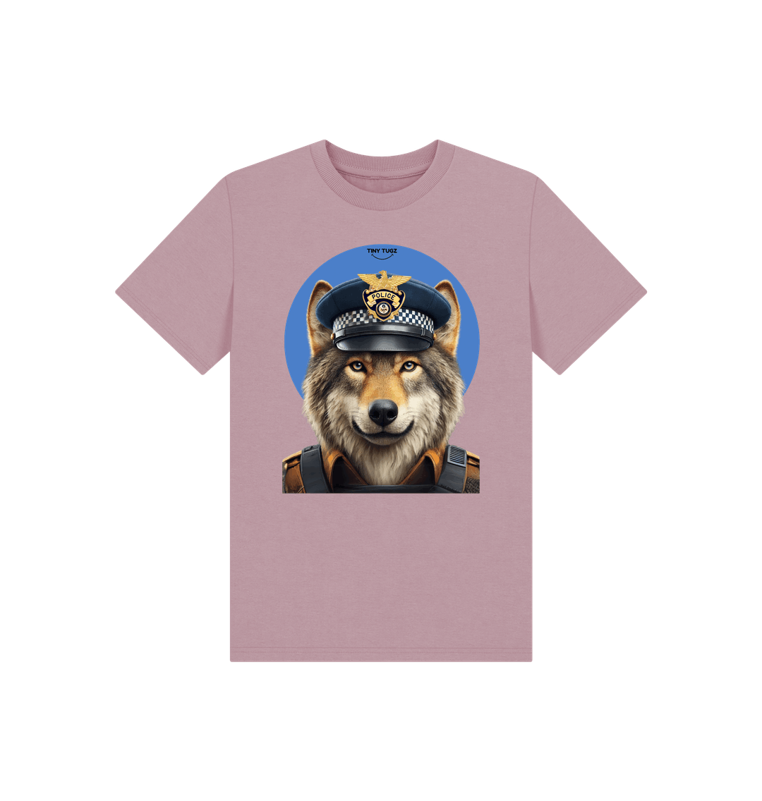 Mauve Printed Kids T-Shirt