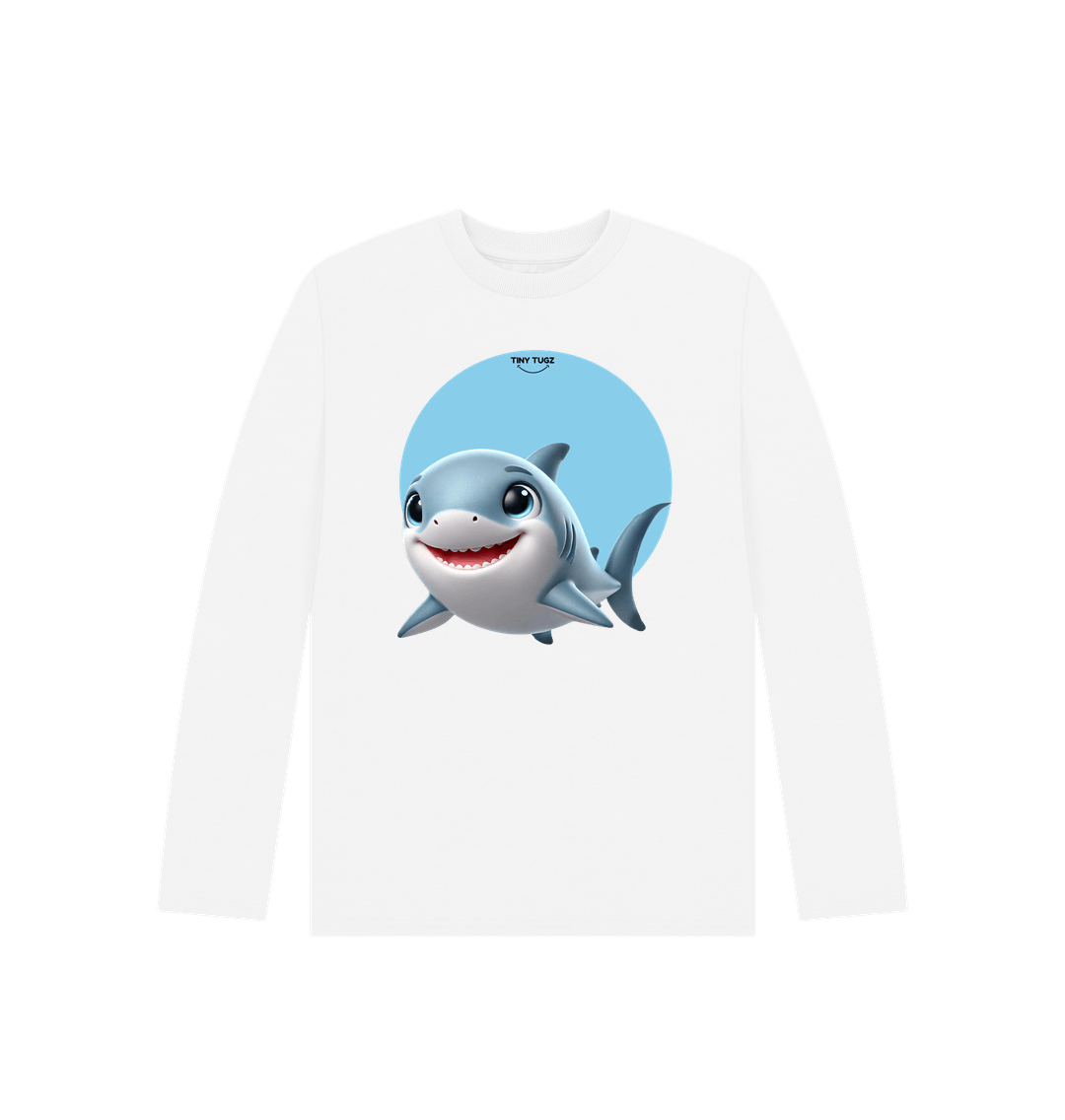 White Printed Kids T-Shirt