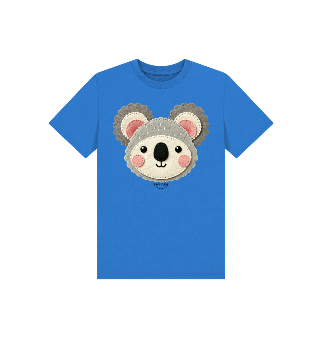 Bright Blue Printed Kids T-Shirt