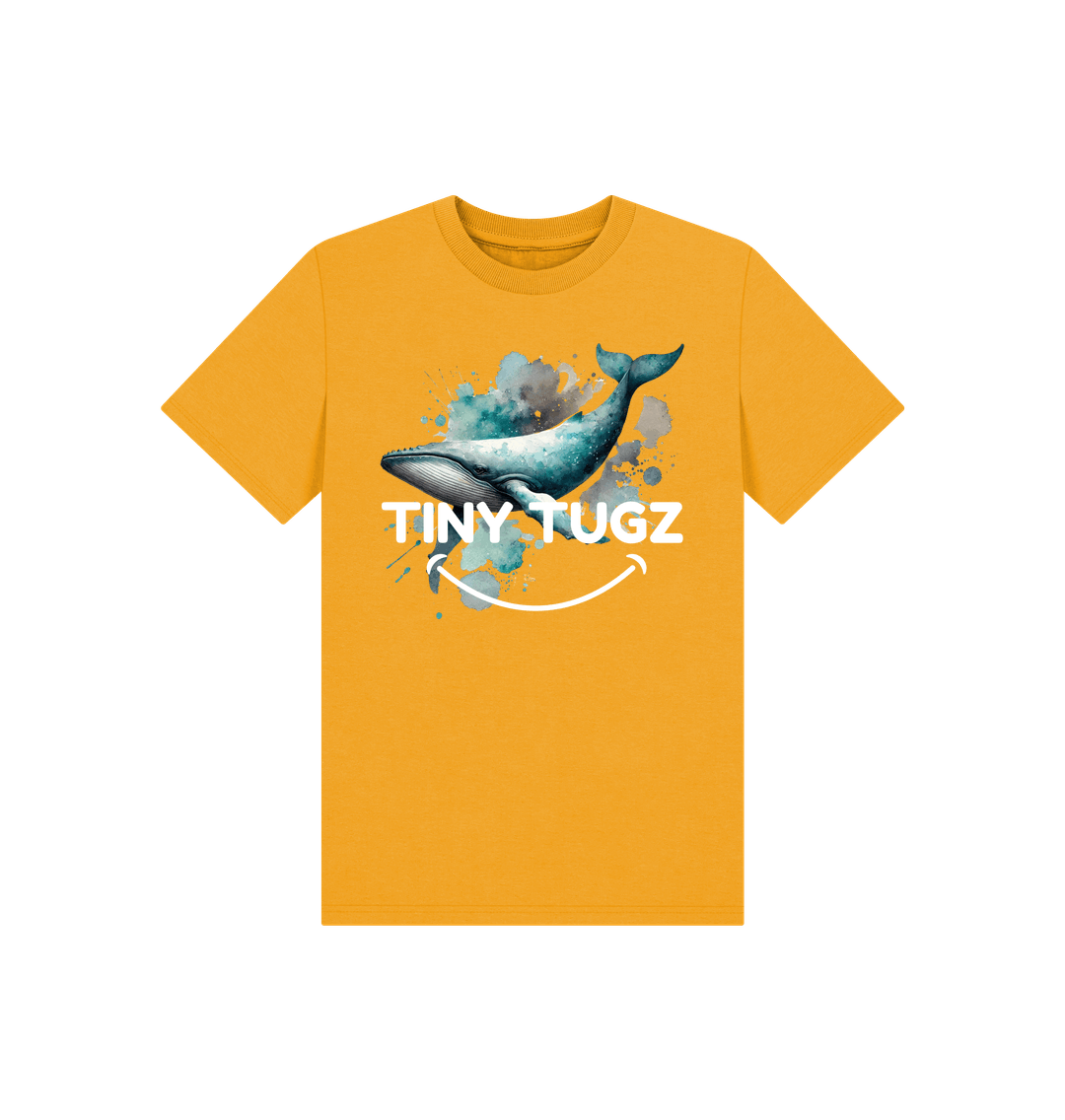 Mustard Printed Kids T-Shirt