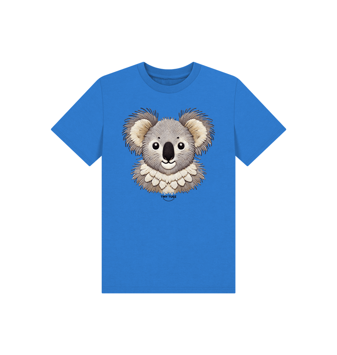 Bright Blue Printed Kids T-Shirt
