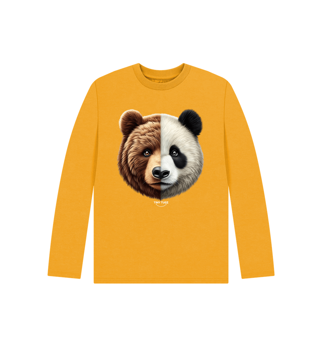 Mustard Printed Kids T-Shirt