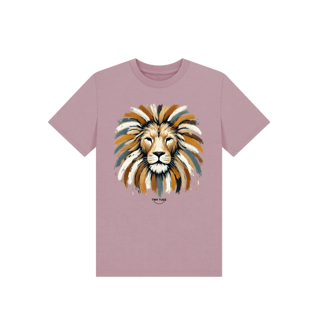 Mauve Printed Kids T-Shirt
