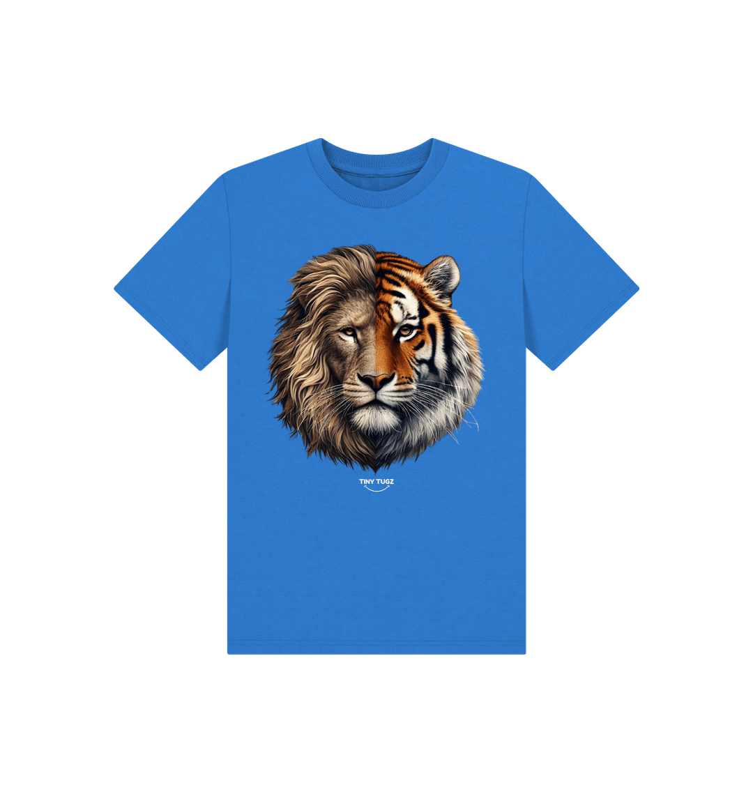 Bright Blue Printed Kids T-Shirt