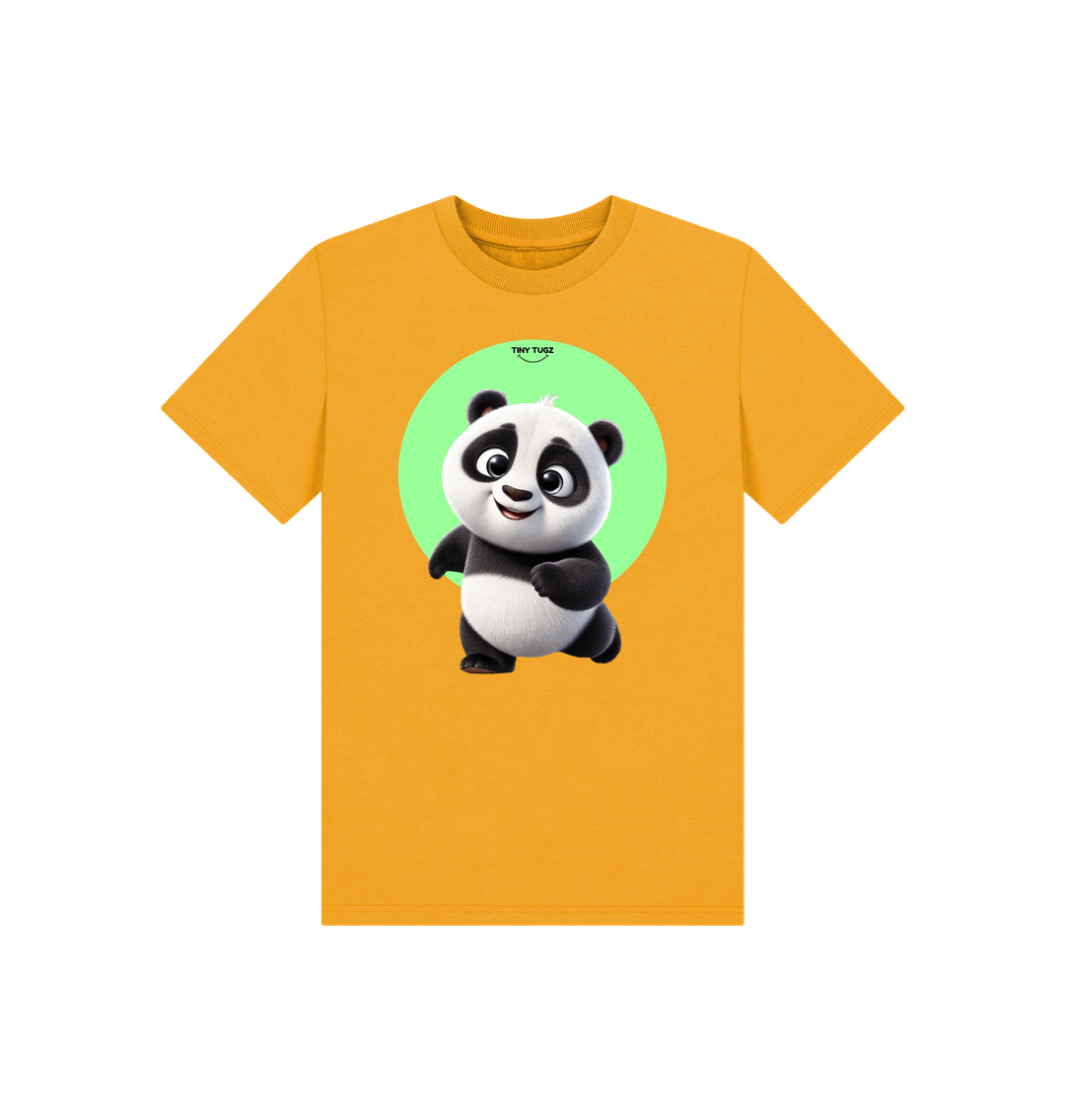 Mustard Printed Kids T-Shirt