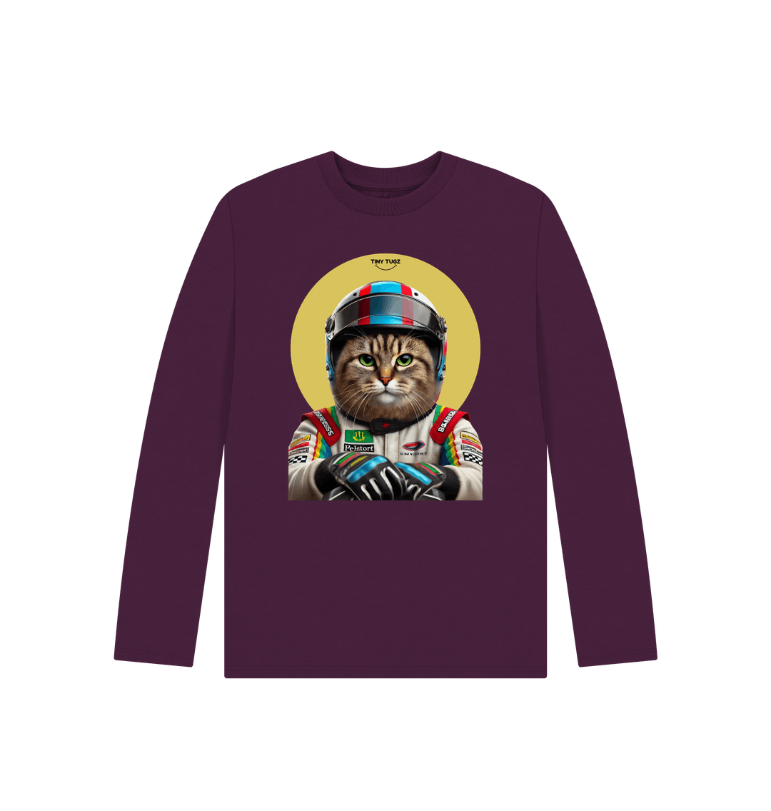Purple Printed Kids T-Shirt