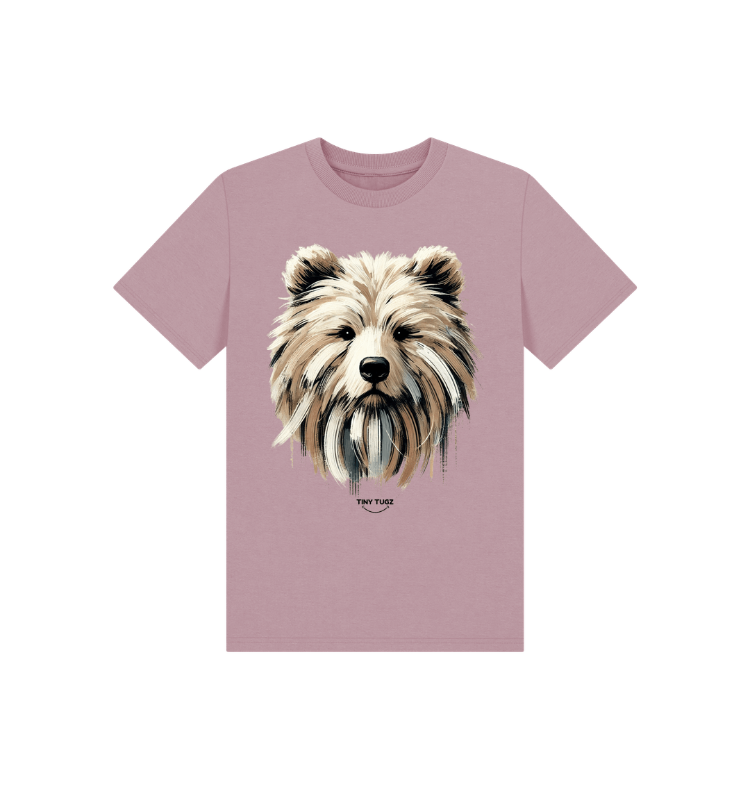 Mauve Printed Kids T-Shirt
