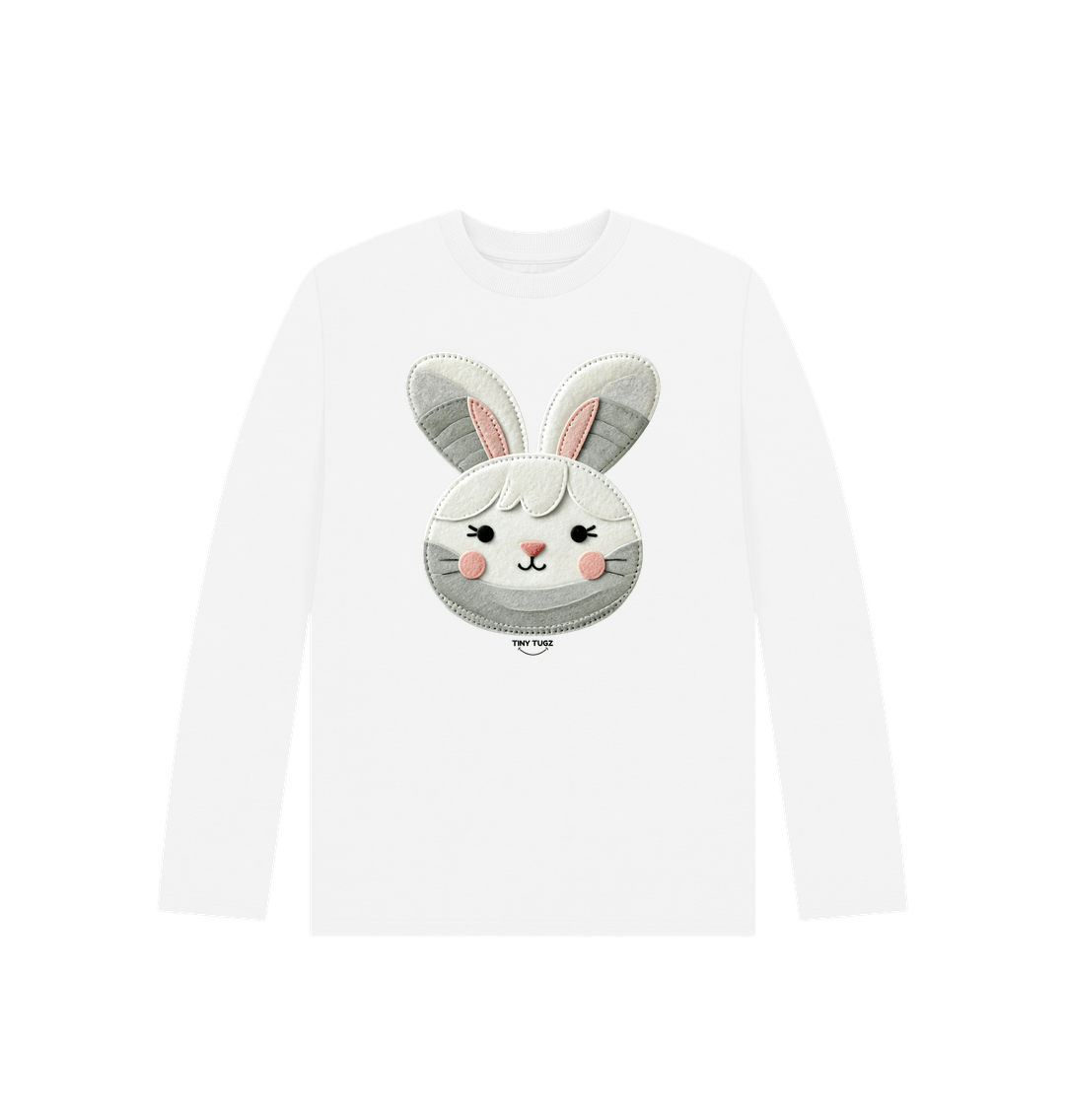 White Printed Kids T-Shirt