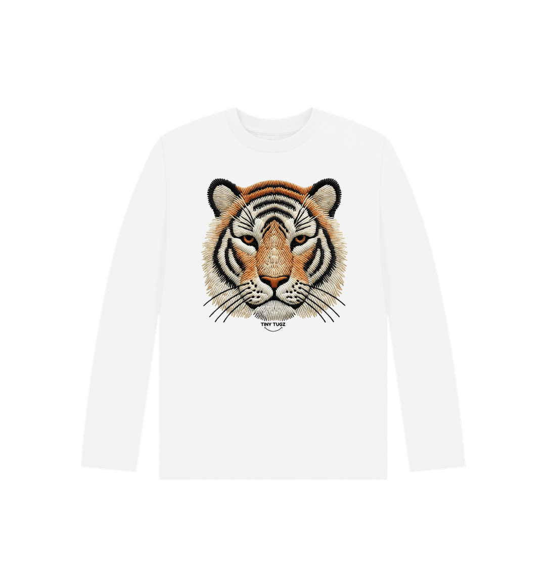 White Printed Kids T-Shirt