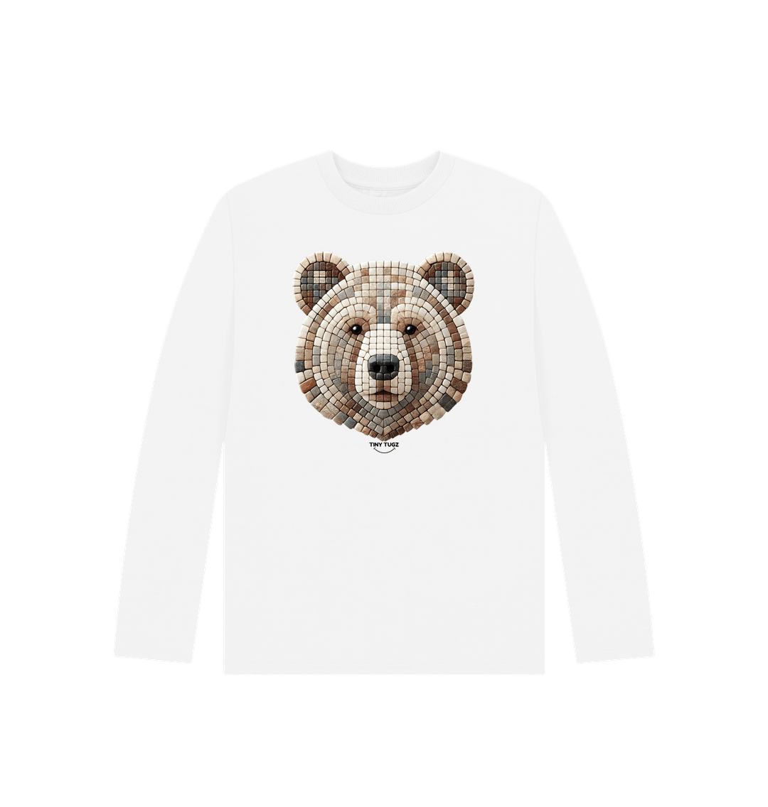 White Printed Kids T-Shirt