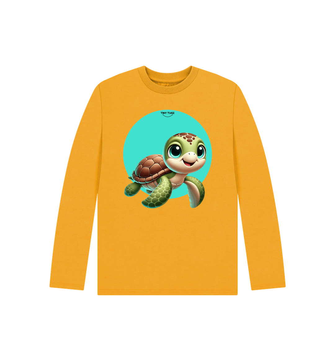 Mustard Printed Kids T-Shirt