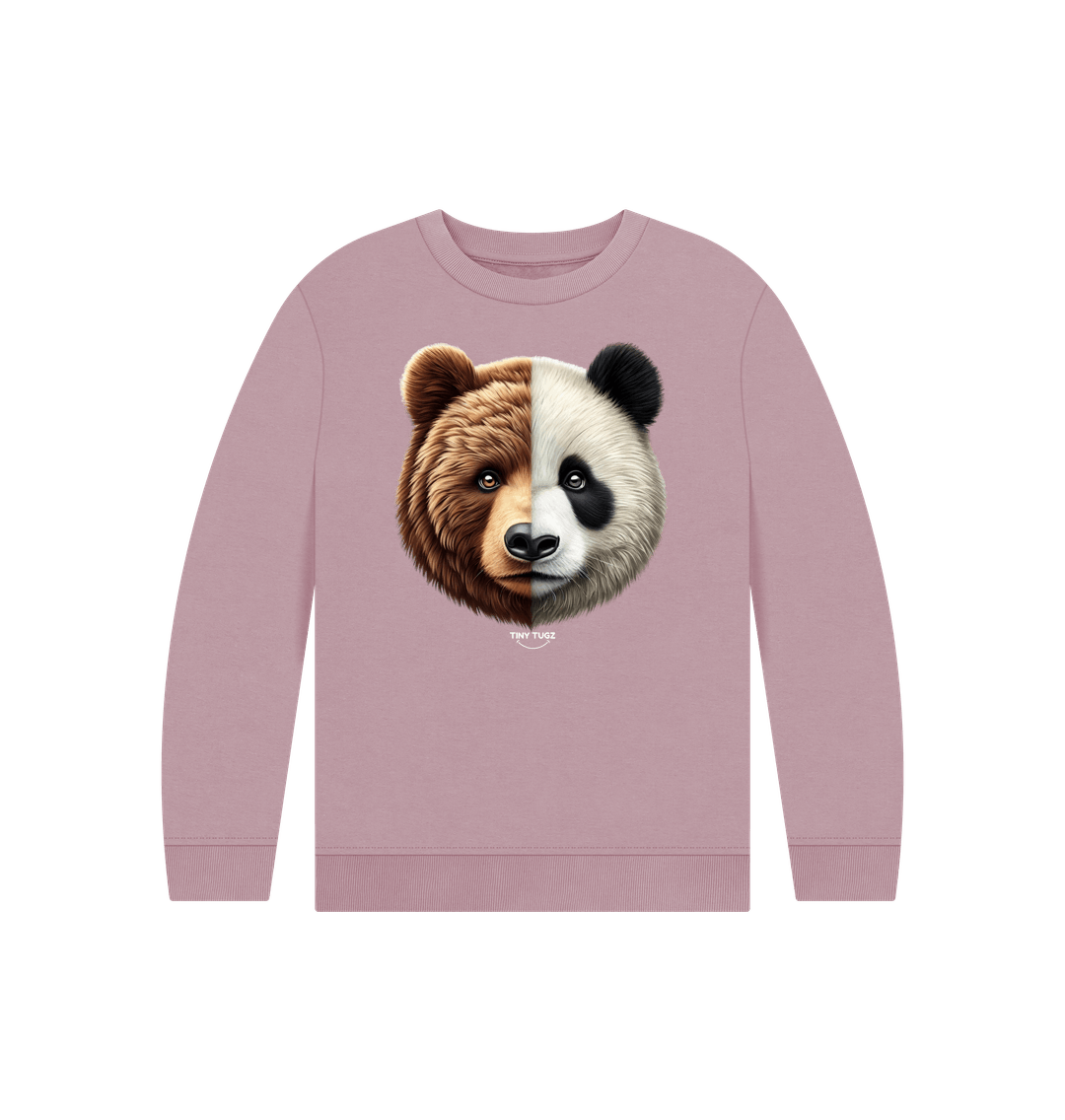 Mauve Printed Kids Jumper