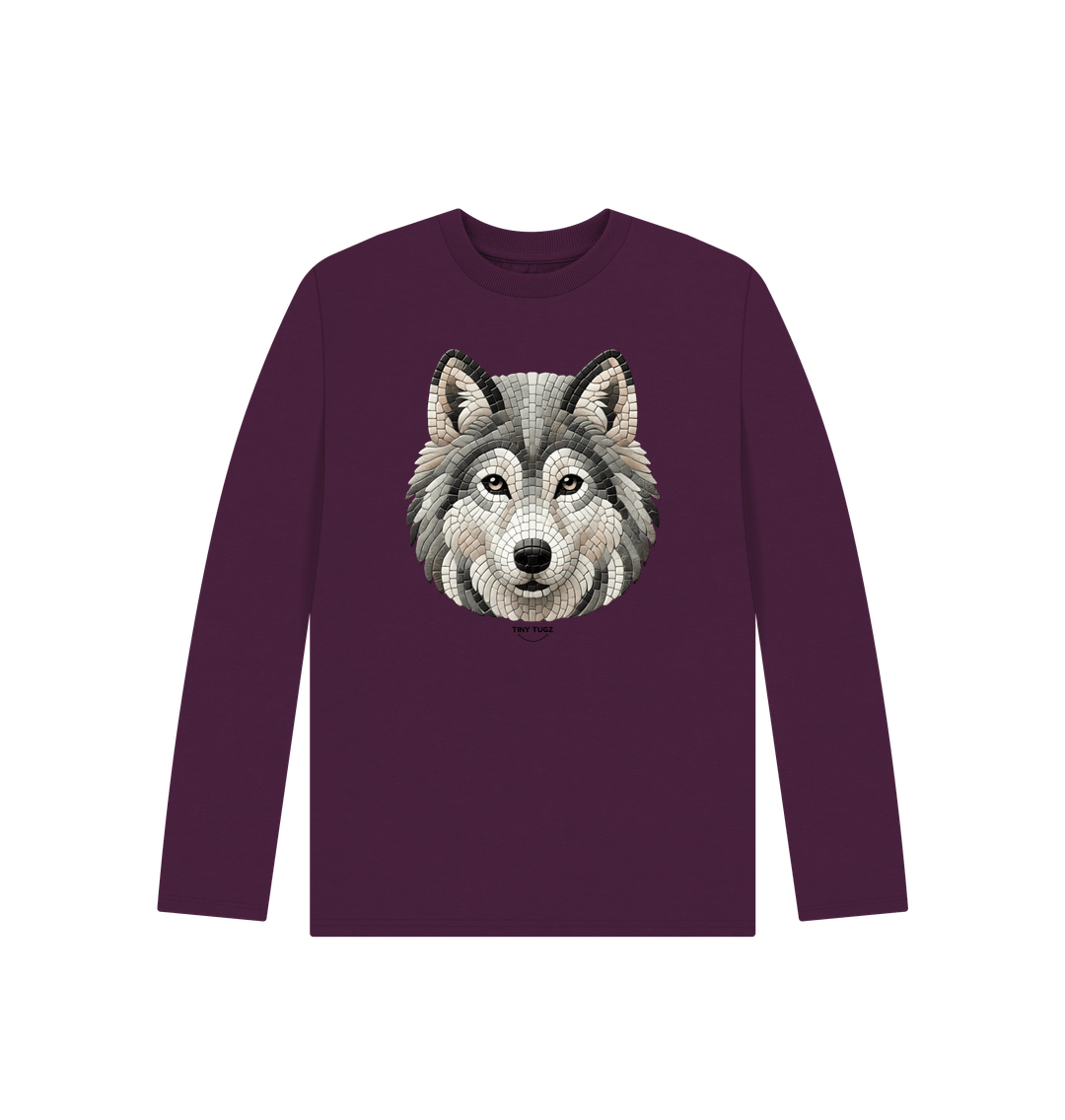 Purple Printed Kids T-Shirt