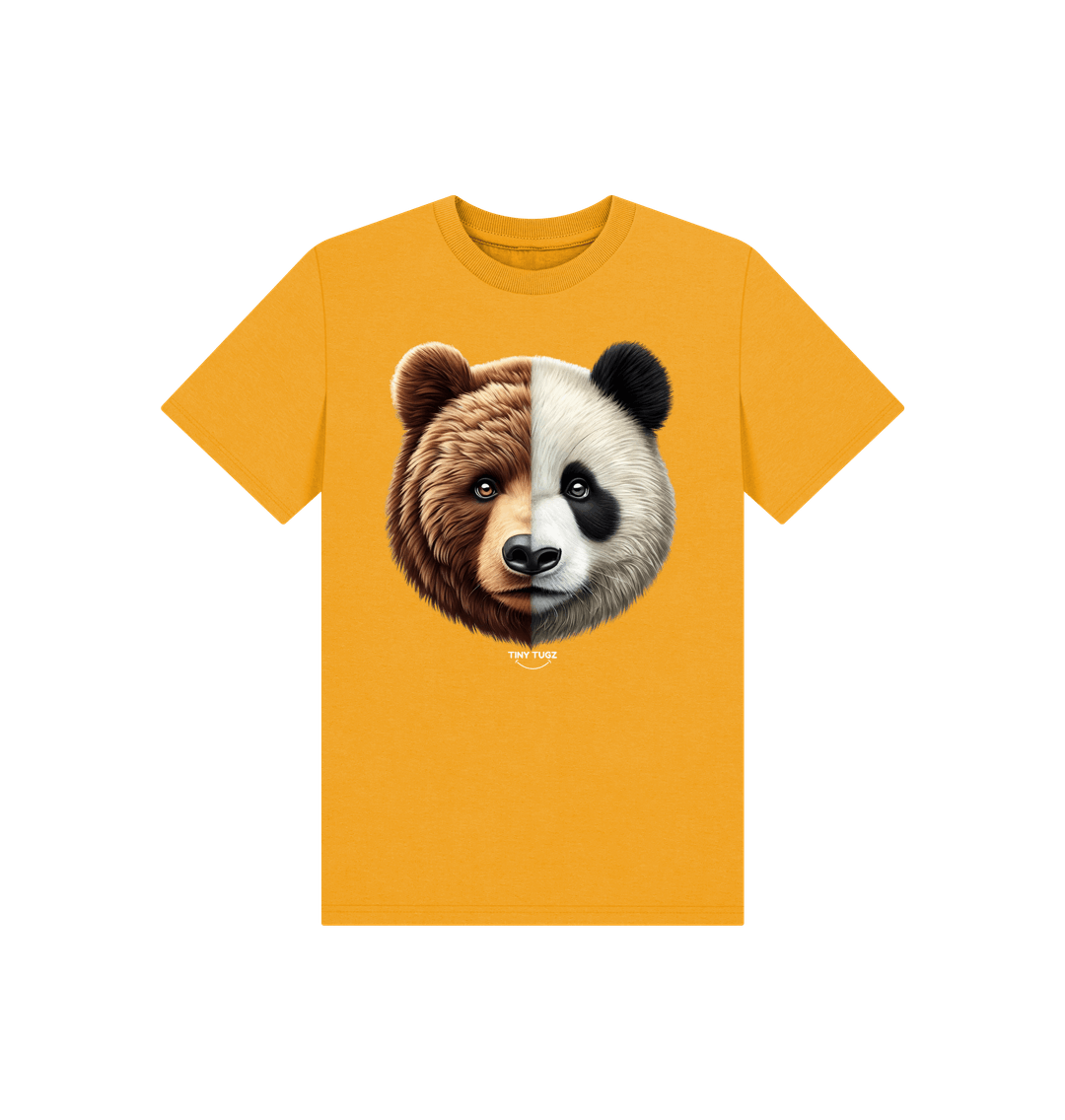 Mustard Printed Kids T-Shirt