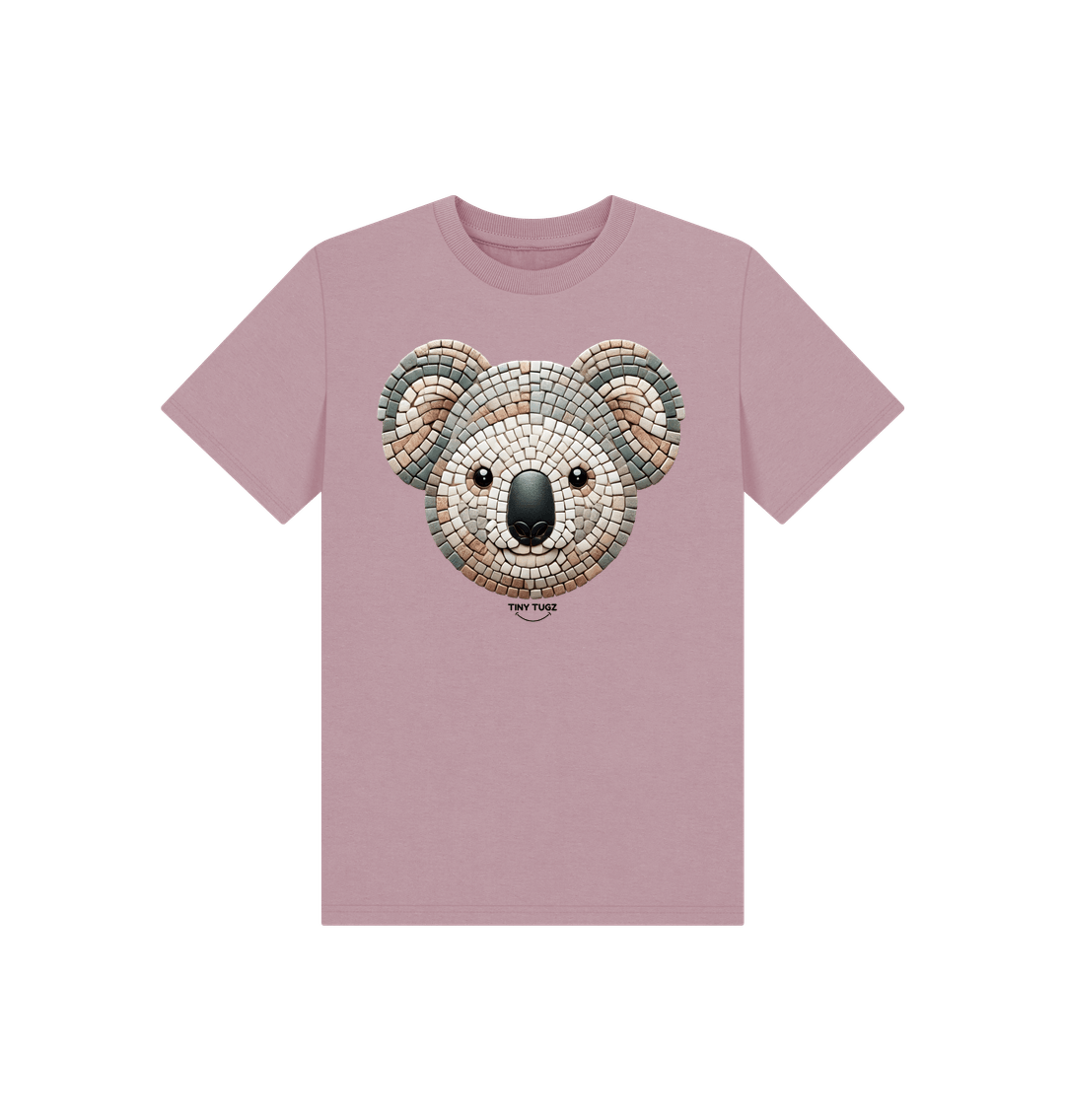 Mauve Printed Kids T-Shirt