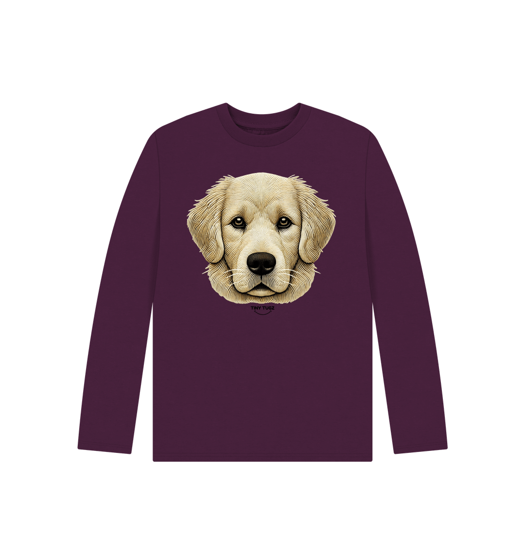Purple Printed Kids T-Shirt