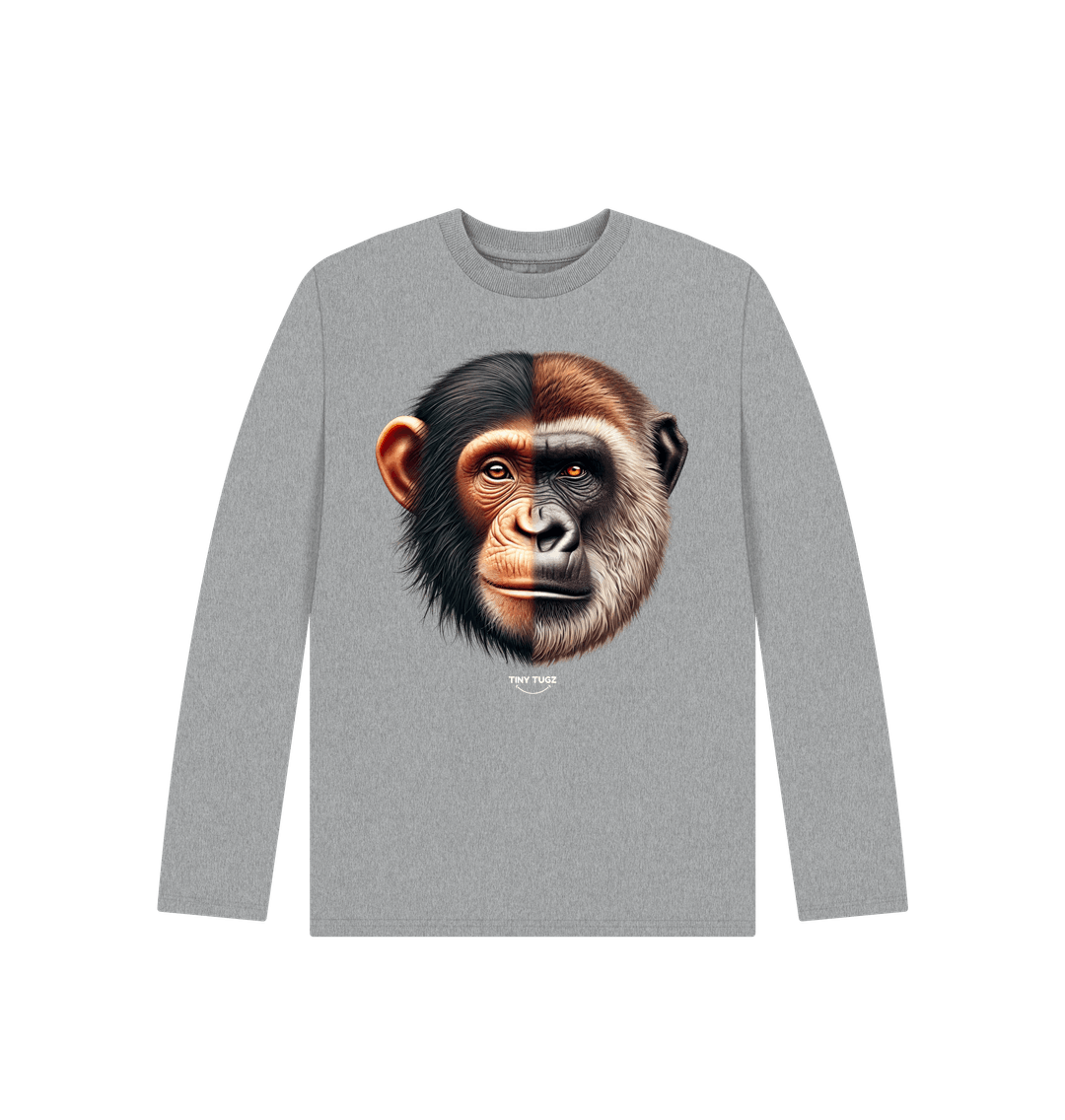 Athletic Grey Printed Kids T-Shirt