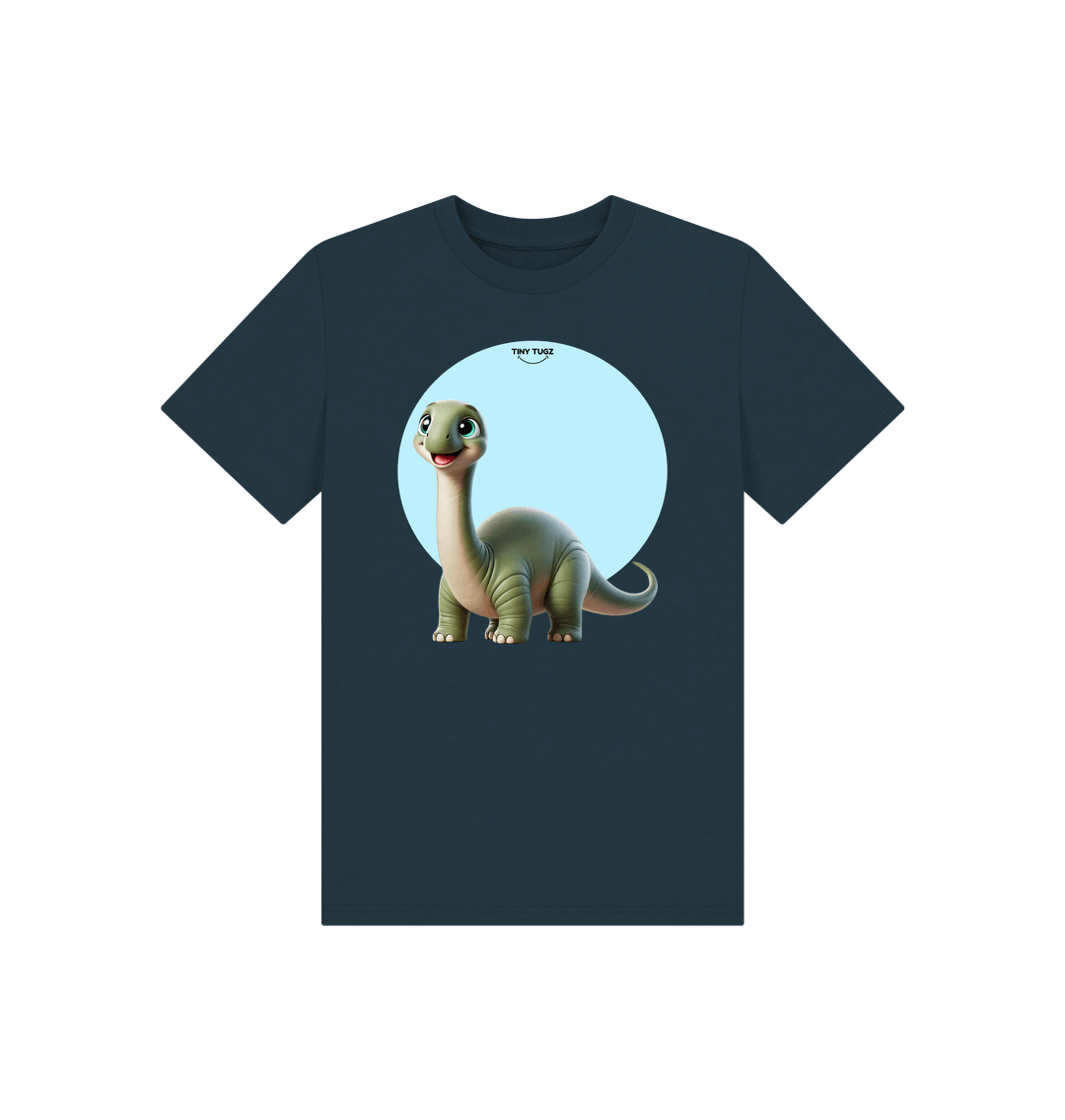 Denim Blue Printed Kids T-Shirt