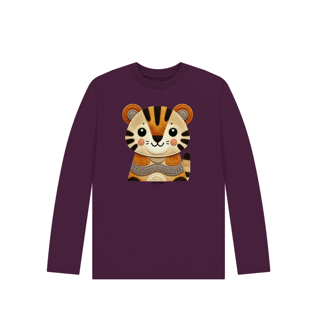 Purple Printed Kids T-Shirt