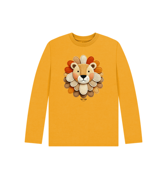 Mustard Printed Kids T-Shirt