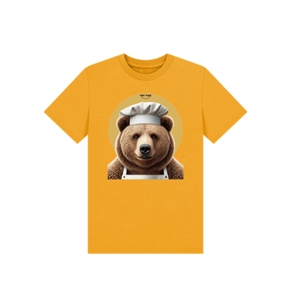 Mustard Printed Kids T-Shirt