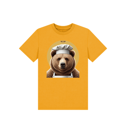 Mustard Printed Kids T-Shirt