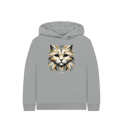 Athletic Grey Printed Kids Hoodie