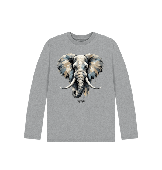 Athletic Grey Printed Kids T-Shirt