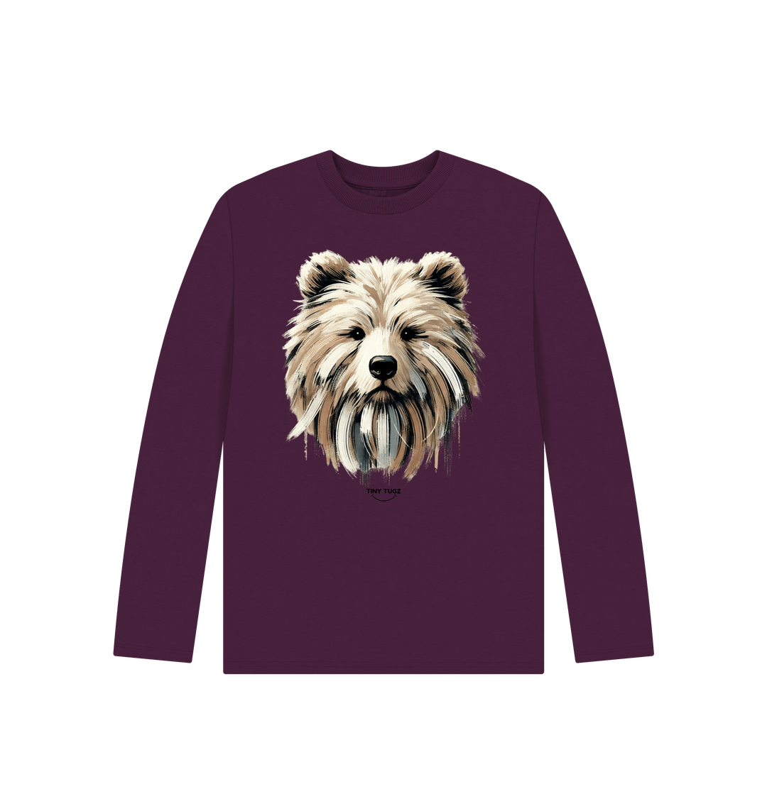 Purple Printed Kids T-Shirt