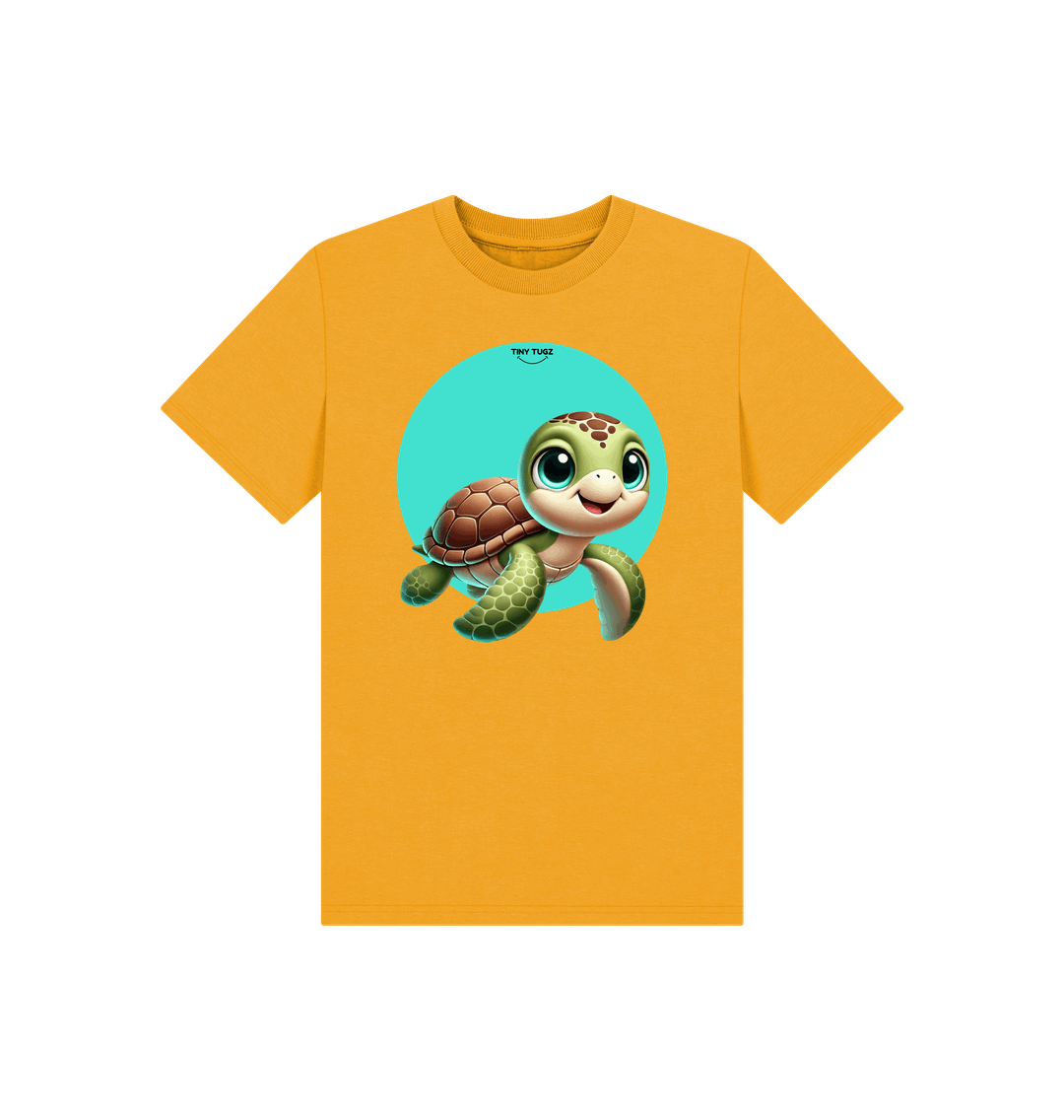 Mustard Printed Kids T-Shirt