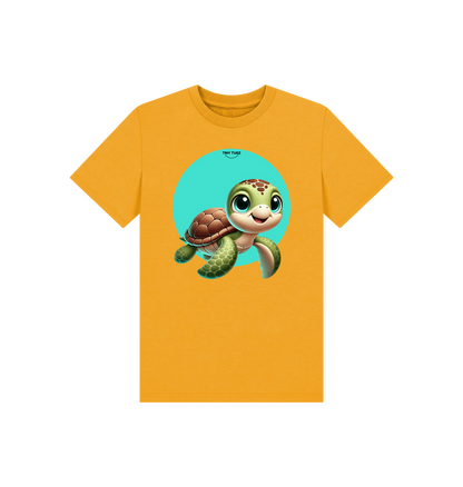 Mustard Printed Kids T-Shirt