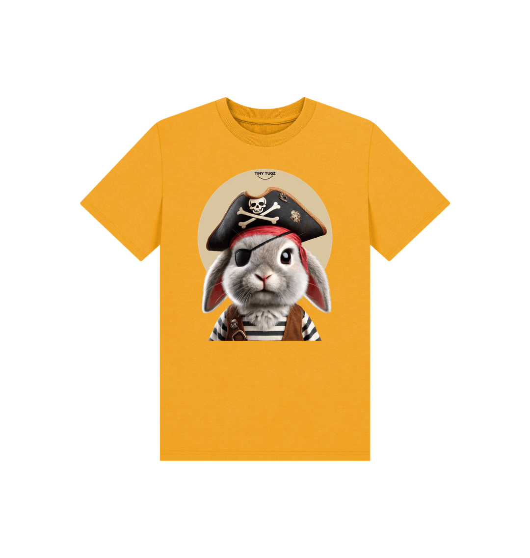 Mustard Printed Kids T-Shirt