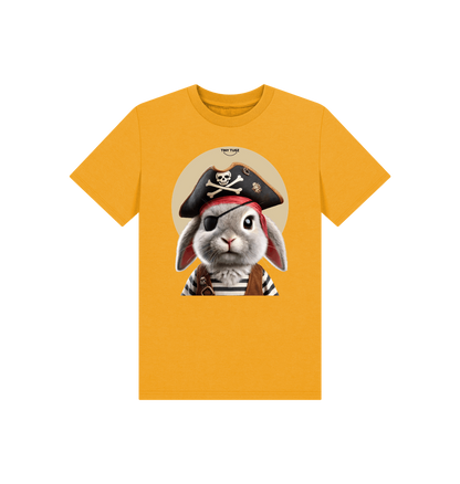Mustard Printed Kids T-Shirt
