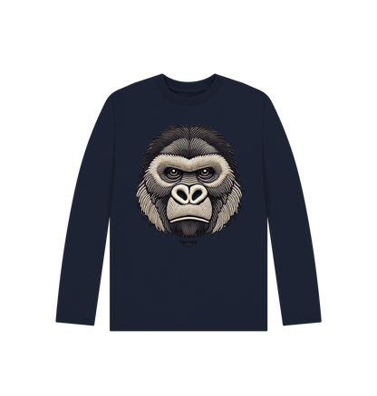 Navy Blue Printed Kids T-Shirt
